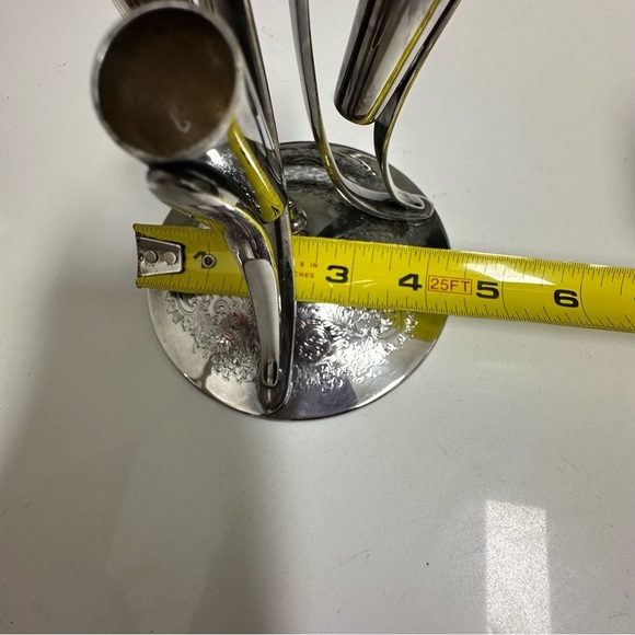 Vintage Barker Ellis England Silverplated
Epergne Floral Centerpiece Frog GUC - Picture 6 of 8